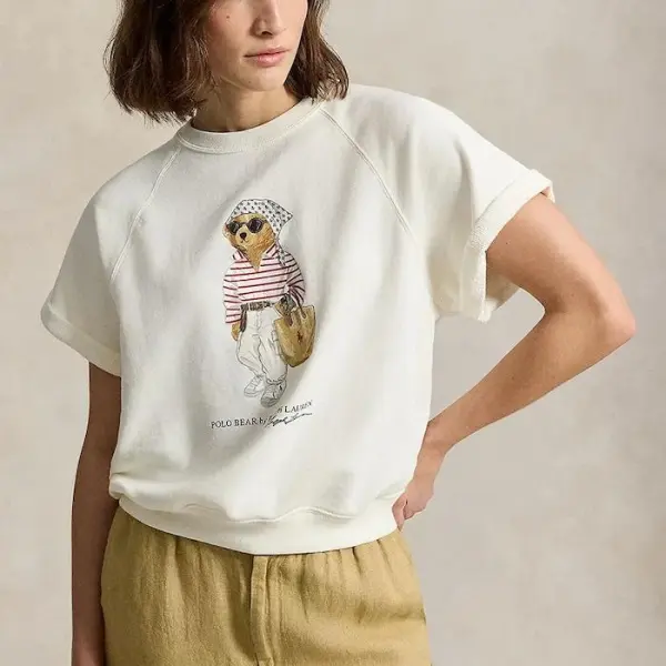 Tricou Avelle pentru femei din bumbac alb